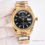 Swissclone Rolex Day-Date 2 1:1 Best Edition QF Factory V5 Black Dial-Gold President Watch